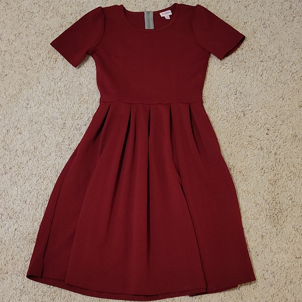 Red, LulaRoe Dress
